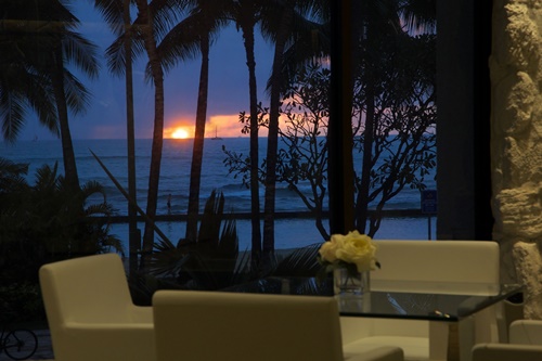 Beautiful Sun set from Royal Kaika salon